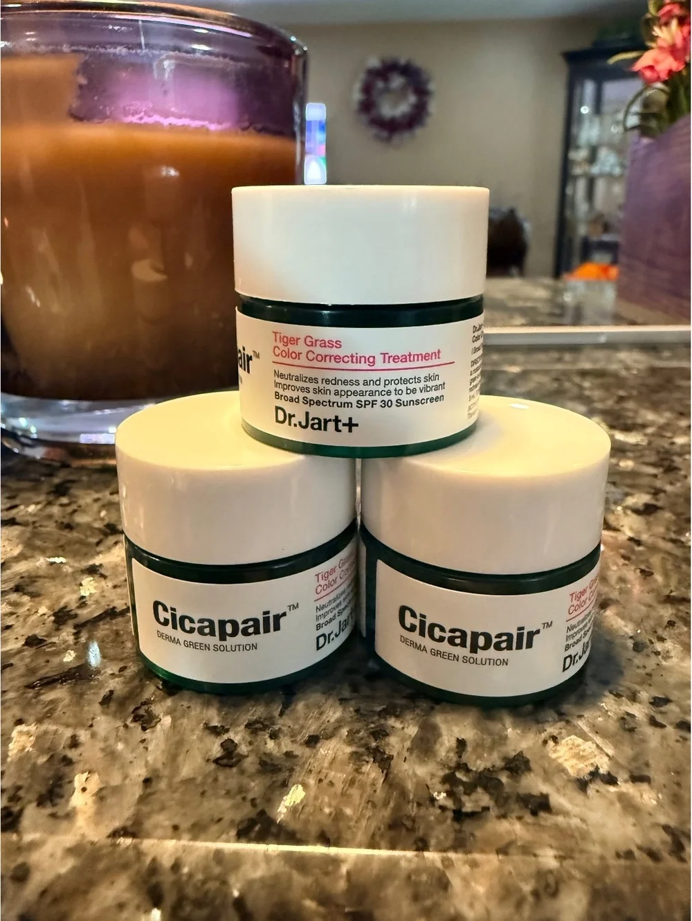 3X 5ML Dr.Jart+ Tiger Grass Color Correcting Treatment SPF 30 Sunscreen